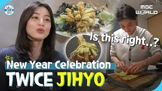 [C.C.] JIHYO making tteokguk in hanbok to celebrate the New Year's Day 
