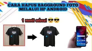 cara hapus background foto produk dengan HP android dalam satu menit