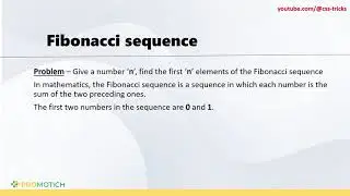 JavaScript Algorithms - 7 Fibonacci Sequence #javascript