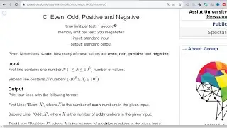 **Codeforces Sheet 2 Problem C | Even Odd Positive and Negative Solution in C++ | Step-by-Step**