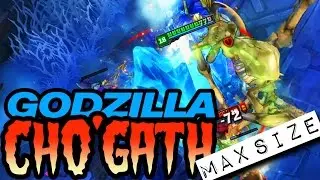 Maximum Size Chogath  - 10,000 HP, Feast Stacks, Iron Elixir, Gargoyle Stoneplate