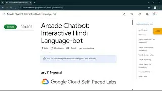 Generative AI: Go Hindi | #qwiklabs | #ARC111