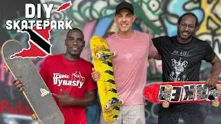Trinidad's DIY Skateboard Park!