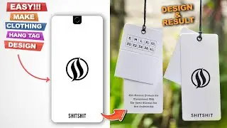 How to Make a Clothing Hang Tag Design - Photoshop Tutorial