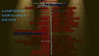 Gzdoom a small guide to using it and with mods