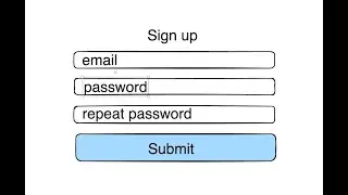 Form validation tutorial with HTML & JavaScript - How to check password matching in real time
