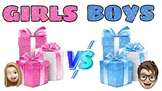 CHOOSE YOUR GIFT/ BOYS VS GIRLS/ PINK OR BLUE?
