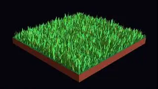 Toon Grass Animation Test | Blender 2.8 EEVEE