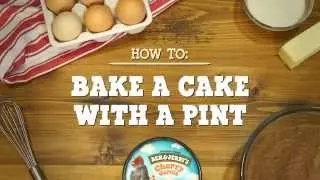 A Cake With Ice Cream: How To Make | Ben & Jerry's