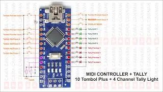 Tutorial membikin Midi Controller + Tally Light dengan Arduino Nano