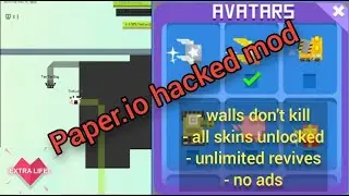 Paper.io hacked mod all unlocked, invincible