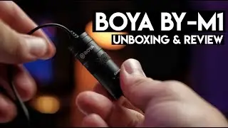 Boya BY-M1 - CHEAP, BUDGET Lavalier Microphone. Is it any Good? Unboxing and Full Review + Mic Test