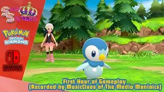 Pokemon Brilliant Diamond: First Hour of Gameplay (Recorded by MusicClues of @The Media Maniaics)