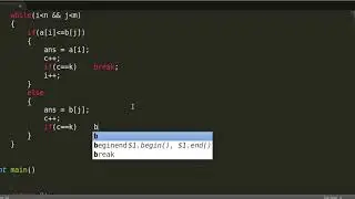 C++ Interview: Find kth smallest element in two sorted arrays in Hindi