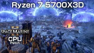 Warhammer 40K SPACE MARINE 2 CPU Usage / CPU Bottleneck Test with RTX 4070 + Ryzen 7 5700X3D