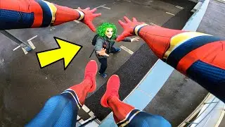 HOMEM ARANHA vs CORINGA ENCONTRADO NA VIDA REAL !!