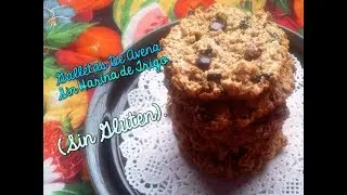 Receta de Galletas de Avena SIN HARINA DE TRIGO DELICIOSAS // POCOS INGREDIENTES.