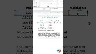 Enhance Data Precision with EXACT Function in Excel 