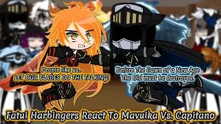 Fatui Harbingers React To Mavuika Vs. Capitano || Genshin Impact || Natlan || Gacha Reaction.