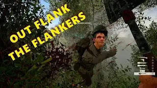 Destroy The Flank When Enemy Thinks Its Impossible To Be Flanked. Hell Let Loose.