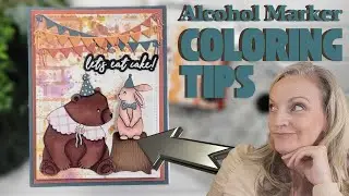 Tips & Tricks for Coloring with Alcohol Markers