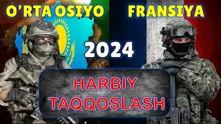Fransiyaga qarshi O'rta Osiyo davlatlari harbiy taqqoslash 2024