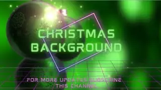 Christmas Green Screen Background theme without copyright