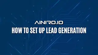 How to set up the lead gen feature