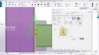 How to create end plate in Tekla Structure | Tekla Structure Tutorials for beginners 