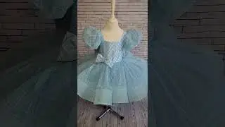 Голубое платье Мальвины #платьедлядевочки #платьедетское #dress #babydress #платьенановыйгод