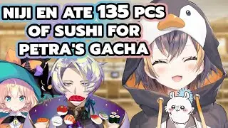 NIJI EN Ate Sushi For Petra's Momonga Gacha!!!! [Petra Gurin | NIJISANJI EN]