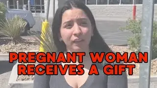 Pregnant woman receives life-changing gift for her generosity🥰❤️🫶🏻