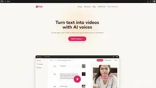 Convert text into video using this website.