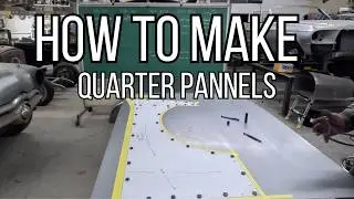 Make a Model A sedan quarter panel from scratch? Sure why not!