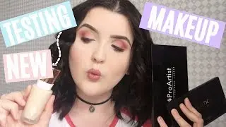 TESTING NEW MAKEUP + FIRST IMPRESSIONS | Olivia Jane
