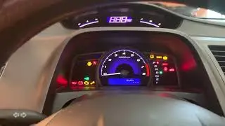 07-09 Honda Civik Как погасить датчик замены масла,Oil life reset