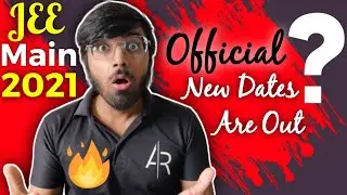 JEE Main 2021: Big News🔥🔥🔥| JEE Main 2021 Official News Update 🤩🙌| JEE Main 2021 Dates✅ 