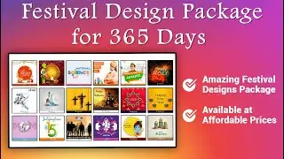 Festival Design Package for 365 days  MageComp Graphics Design Studio