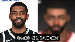 NBA 2K20 MOBILE KYRIE IRVING FACE CREATION | NBA2KTUTS