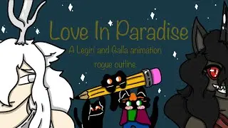 Love in Paradise DnD animation  rough draft