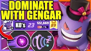 How to Easily CARRY RANKED with ONE SHOT GENGAR Gameplay Review | Pokemon Unite