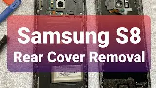 Samsung Galaxy S8 - Rear glass cover removal using a 3D printer heated bed