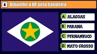 Adivinhe os estados do Brasil pela bandeira, parte 2