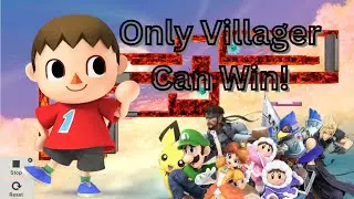 One in a Million! Only Villager Can Win This Challenge! | SSBU | Smashkunetsu Plays 