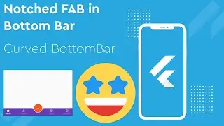 Flutter bottom navigation bar with fab | Flutter curved bottom navigation bar