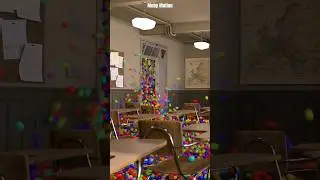 2.4 Bazillion Balls in Classroom 