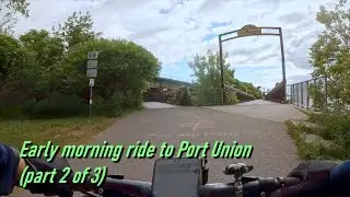Early morning ride from downtown Toronto to Port Union (part 2 of 3)