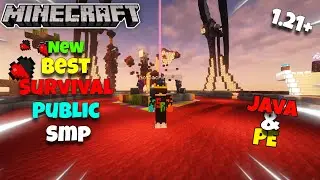 Best Public SMP For java and Bedrock 😘 || 1.21+ Minecraft SMP server | IN HINDI
