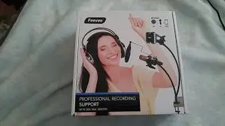 Microphone Stand, Cellphone Holder and Pop Filter by Feeven Campaign
