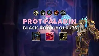 Black Rook Hold +26 ⚔️ Prot Paladin 🔥 #dragonflight 10.2.5 S3 M+